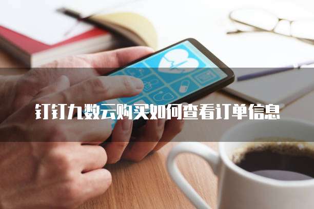 钉钉九数云购买如何查看订单信息