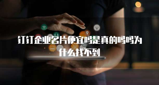 钉钉企业名片便宜吗是真的吗吗为什么找不到