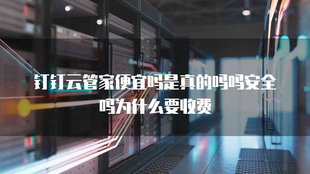 钉钉云管家便宜吗是真的吗吗安全吗为什么要收费