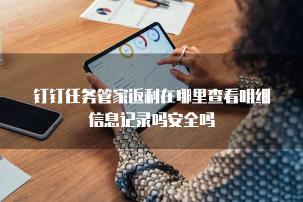 钉钉任务管家返利在哪里查看明细信息记录吗安全吗