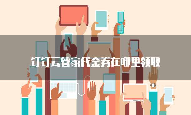钉钉云管家代金券在哪里领取