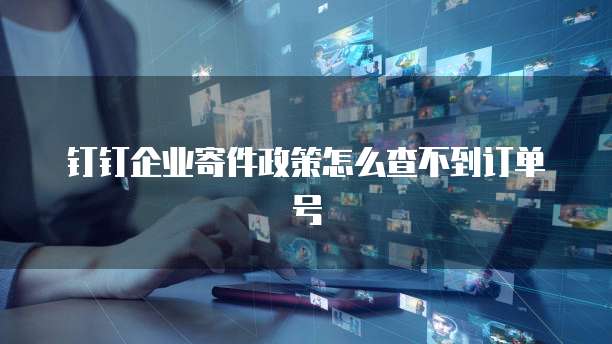 钉钉企业寄件政策怎么查不到订单号