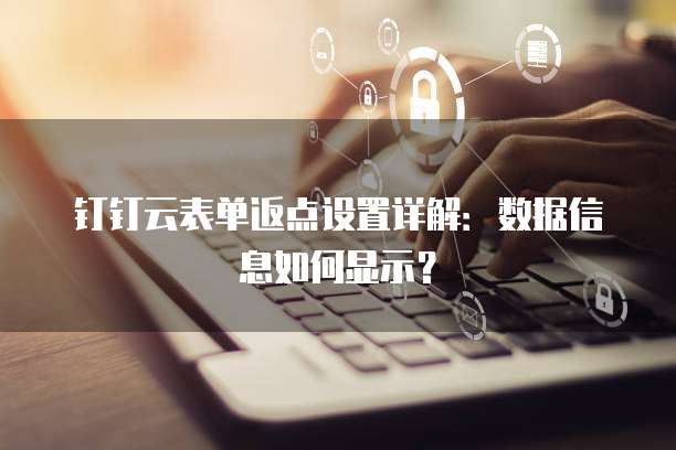钉钉云表单返点设置详解：数据信息如何显示？