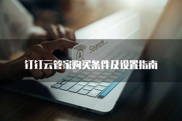 钉钉云管家购买条件及设置指南