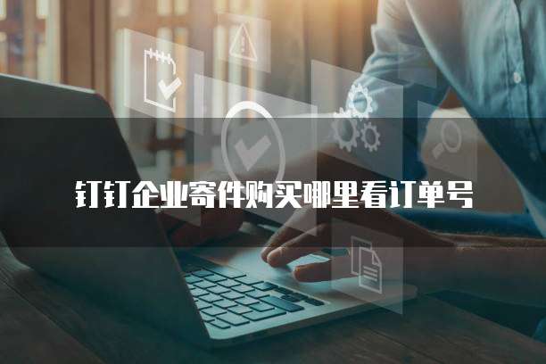 钉钉企业寄件购买哪里看订单号
