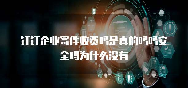 钉钉企业寄件收费吗是真的吗吗安全吗为什么没有