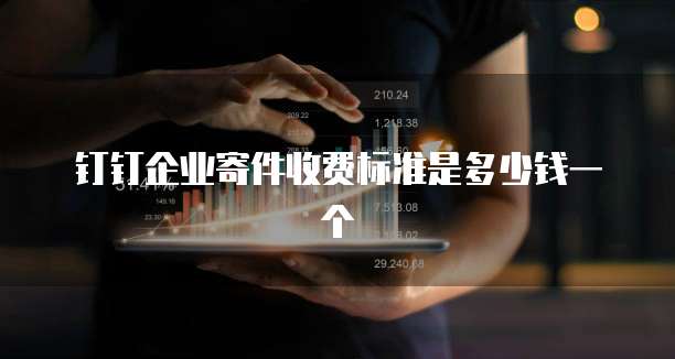 钉钉企业寄件收费标准是多少钱一个