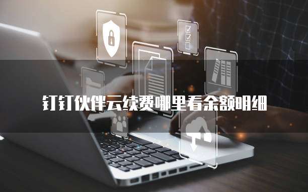 钉钉伙伴云续费哪里看余额明细
