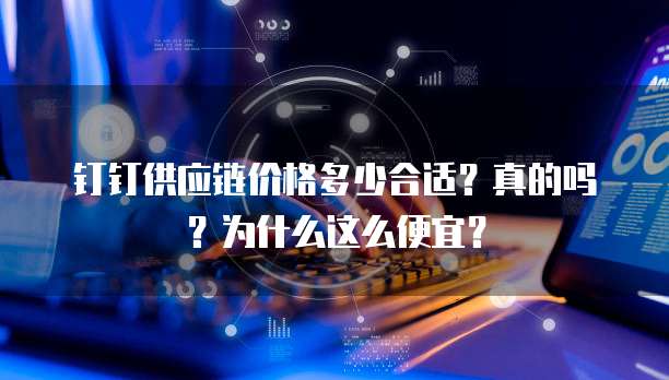钉钉供应链价格多少合适？真的吗？为什么这么便宜？
