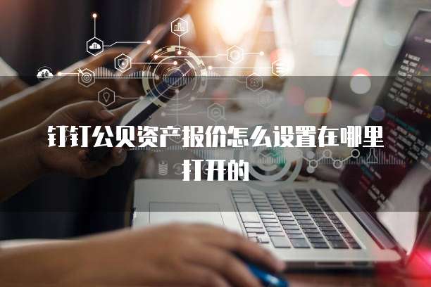 钉钉公贝资产报价怎么设置在哪里打开的