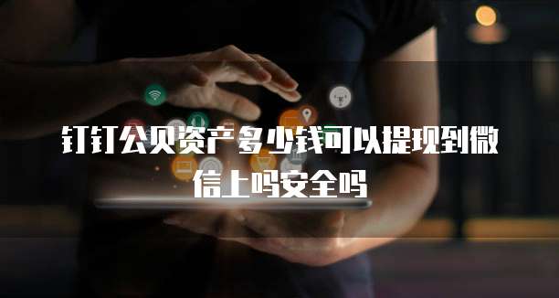 钉钉公贝资产多少钱可以提现到微信上吗安全吗