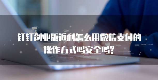 钉钉创业版返利怎么用微信支付的操作方式吗安全吗?