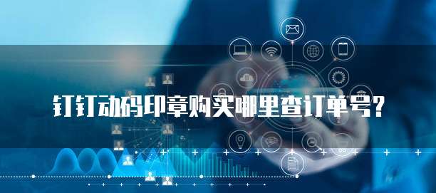 钉钉动码印章购买哪里查订单号?