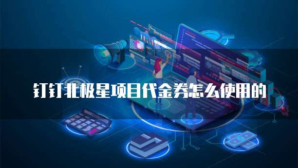 钉钉北极星项目代金券怎么使用的