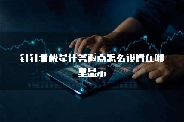 钉钉北极星任务返点怎么设置在哪里显示