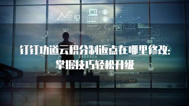 钉钉功道云积分制返点在哪里修改:掌握技巧轻松升级