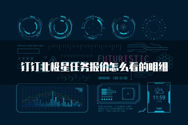 钉钉北极星任务报价怎么看的明细