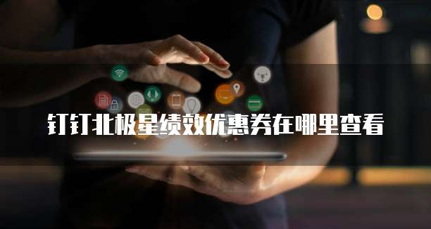 钉钉北极星绩效优惠券在哪里查看
