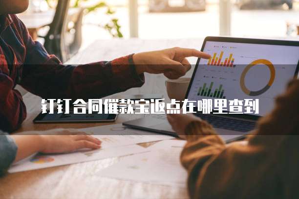 钉钉合同催款宝返点在哪里查到