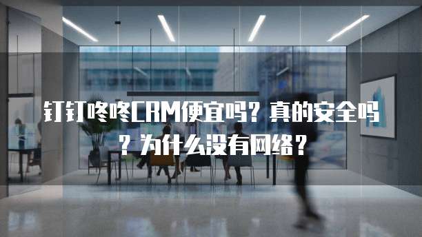钉钉咚咚CRM便宜吗？真的安全吗？为什么没有网络？