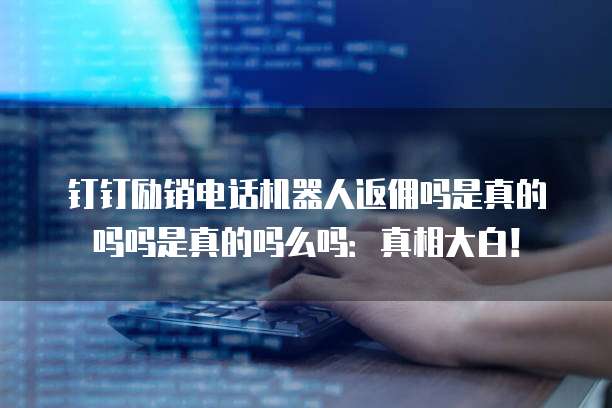 钉钉励销电话机器人返佣吗是真的吗吗是真的吗么吗：真相大白！