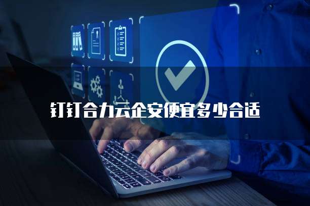 钉钉合力云企安便宜多少合适