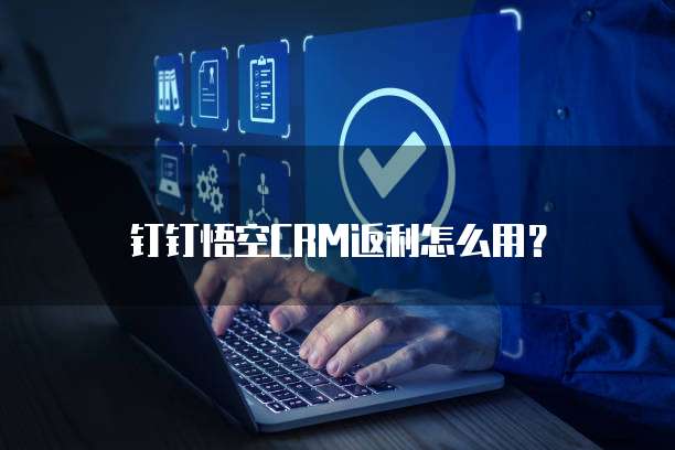 钉钉悟空CRM返利怎么用？