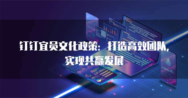 钉钉宜员文化政策:打造高效团队,实现共赢发展