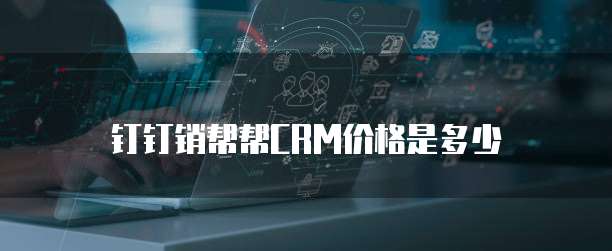 钉钉销帮帮CRM价格是多少