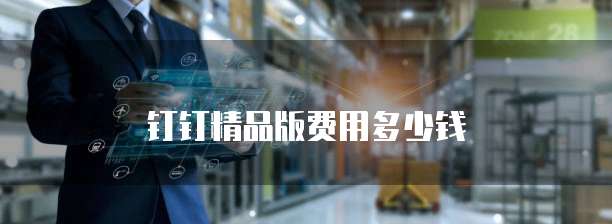 钉钉精品版费用多少钱