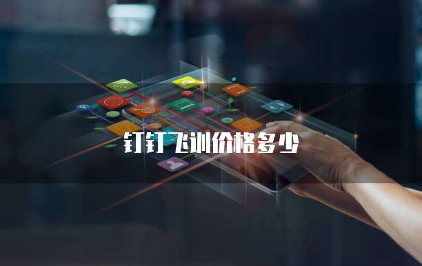 钉钉飞训价格,钉钉飞训收费标准