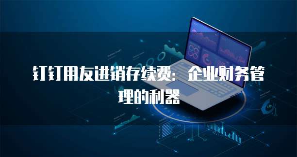 钉钉用友进销存续费:企业财务管理的利器
