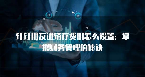钉钉用友进销存费用怎么设置：掌握财务管理的秘诀