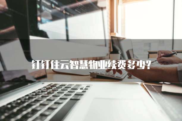 钉钉住云智慧物业续费多少？