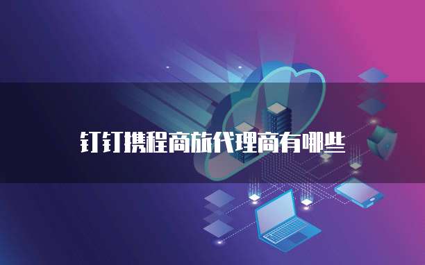 钉钉携程商旅代理商有哪些