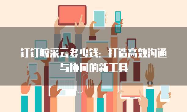 钉钉鲸采云多少钱:打造高效沟通与协同的新工具
