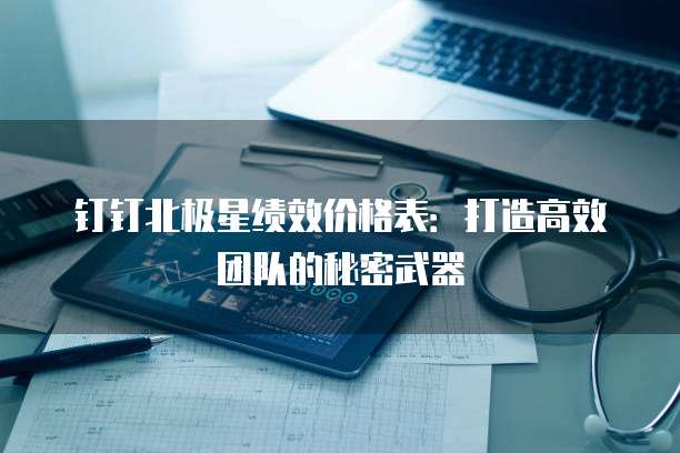 钉钉北极星绩效价格表:打造高效团队的秘密武器