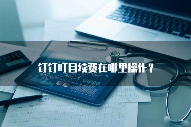 钉钉盯目续费在哪里操作?