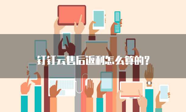 钉钉云售后返利怎么算的?