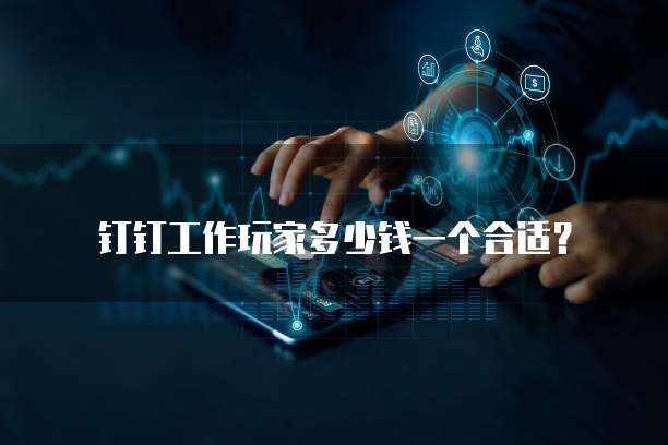 钉钉工作玩家多少钱一个合适？