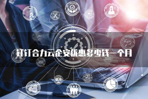 钉钉合力云企安优惠多少钱一个月