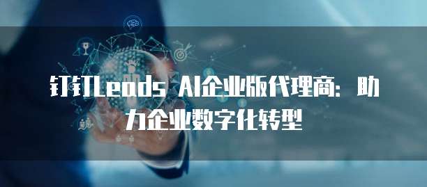 钉钉Leads AI企业版代理商：助力企业数字化转型