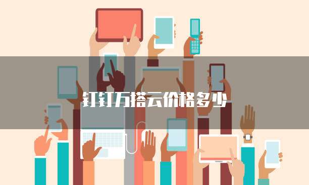 钉钉万搭云价格多少