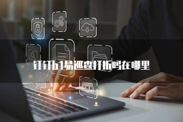 钉钉b1易巡查打折吗在哪里