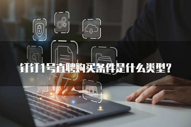 钉钉1号直聘购买条件是什么类型？