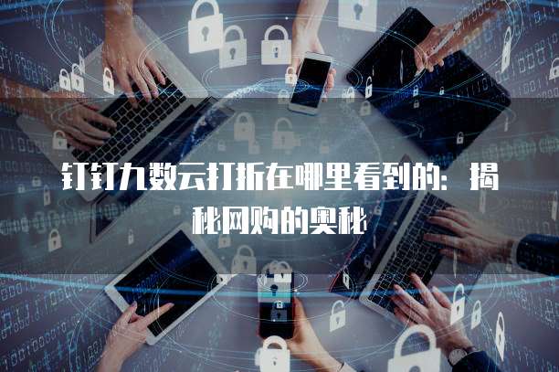 钉钉九数云打折在哪里看到的：揭秘网购的奥秘