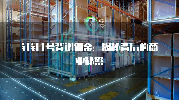 钉钉1号背调佣金：揭秘背后的商业秘密