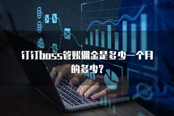 钉钉boss管账佣金是多少一个月的多少?