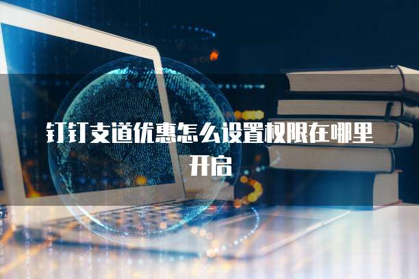 钉钉支道优惠怎么设置权限在哪里开启