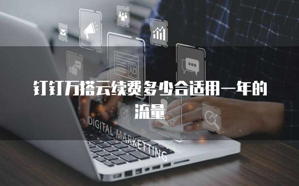 钉钉万搭云续费多少合适用一年的流量